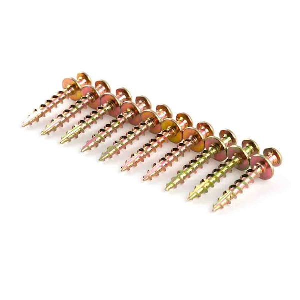 Hangman Gold Double Headed Bear Claw Screw Hanger for Mirrors, Pictures and Decor 1" length 10pk BCK-10 - main